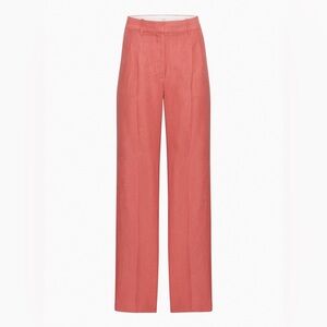 Wilfred (Aritzia) The Effortless Pant Linen Coral sz 8